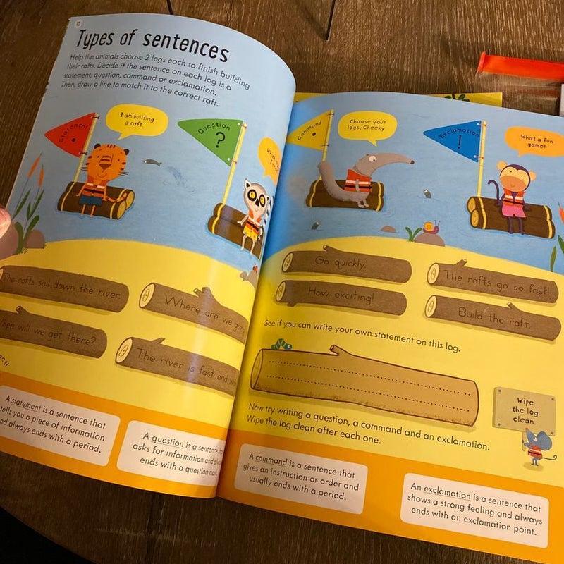 Usborne Key Skills Wipe-Clean Activity Books (Set of 4)