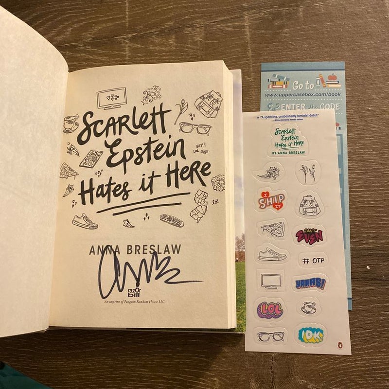 Scarlett Epstein Hates It Here *Signed Uppercase Box Edition*