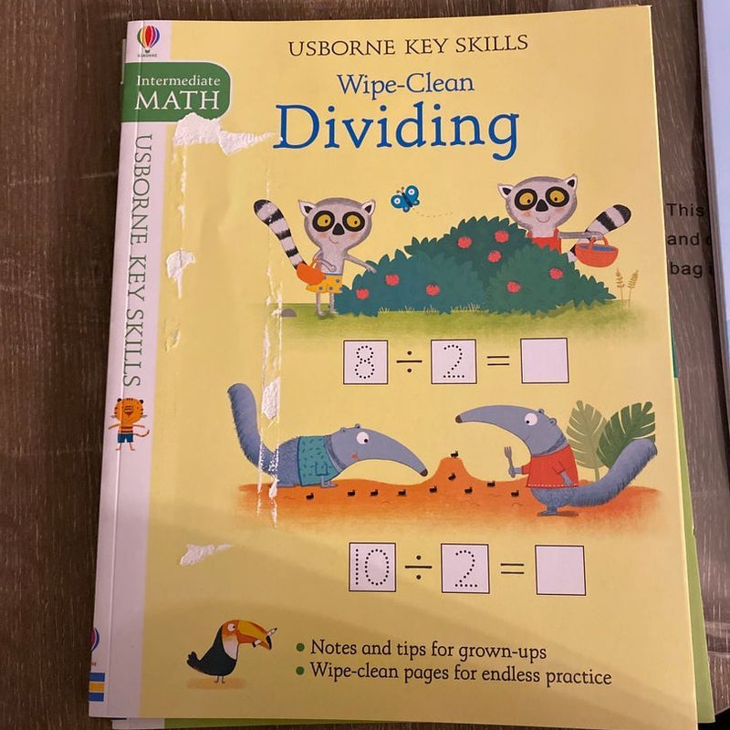 Usborne Key Skills Wipe-Clean Activity Books (Set of 4)