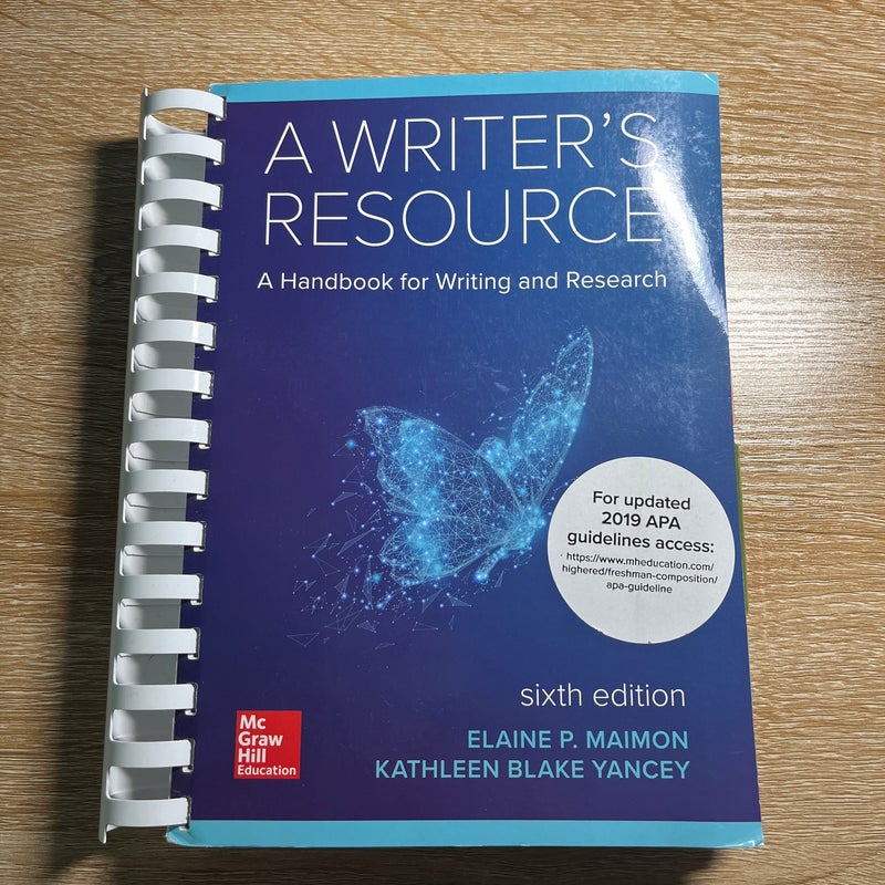 A Writer's Resource (comb-Version) Student Edition