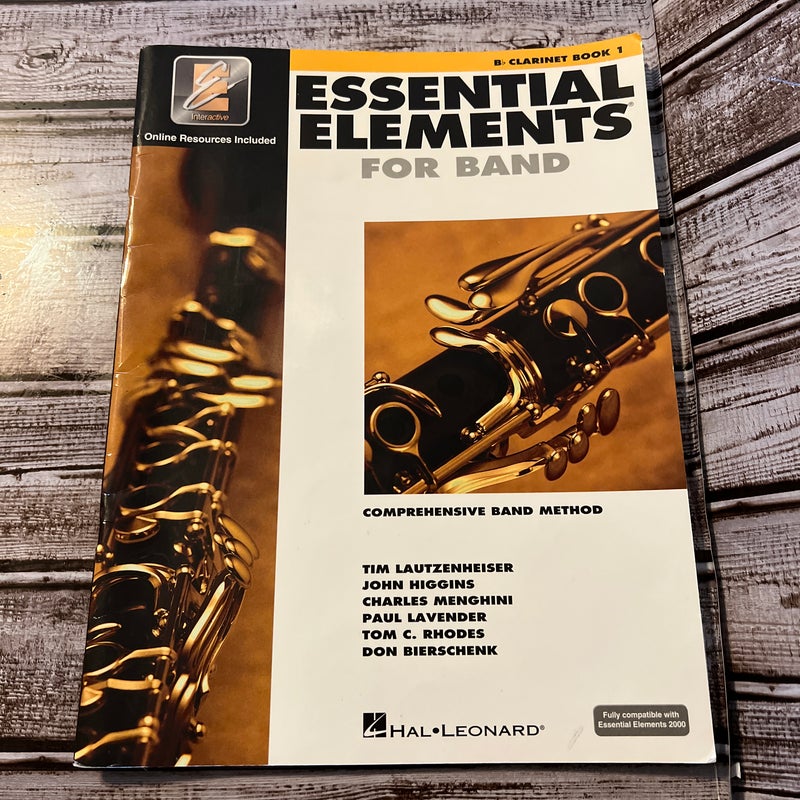 Essential Elements for Band - Bb Clarinet Book 1 with EEi (Book/Media Online)