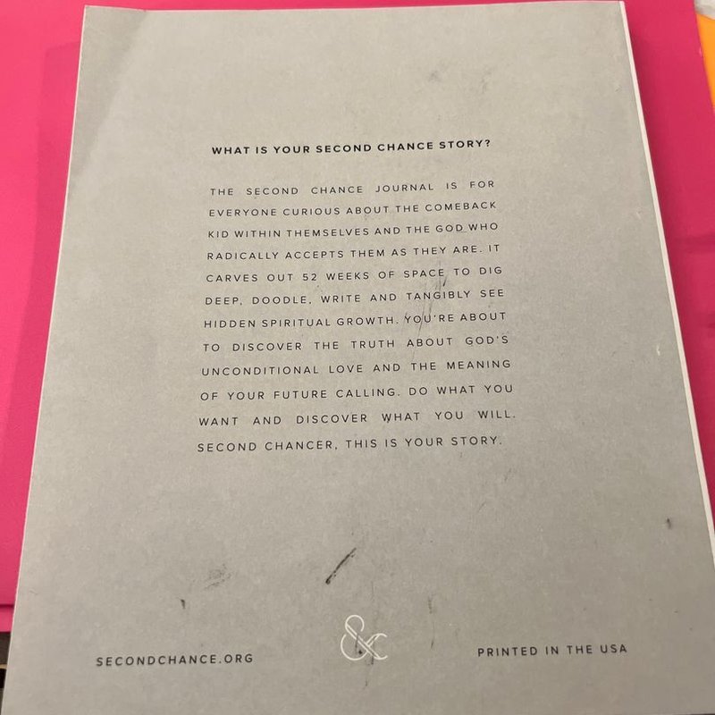 Second Chance Journal by No author, Paperback | Pangobooks