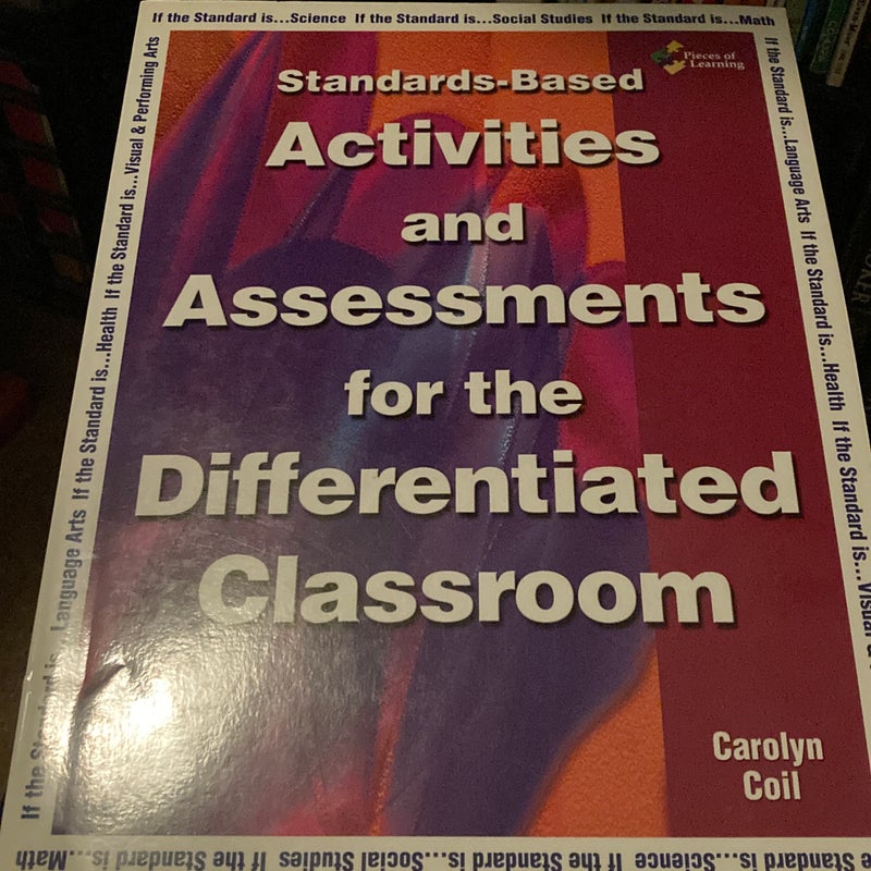 StandardsBased Activities and Assessments for the Differentiated