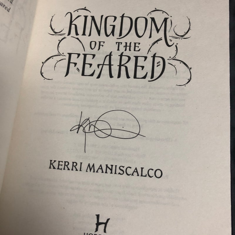 Kingdom of the Feared (FairyLoot signed exclusive edition)