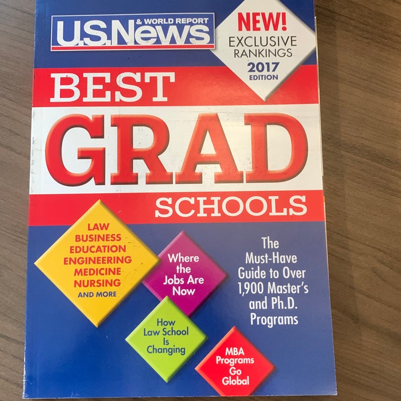 Best Graduate Schools 2017 Softcover