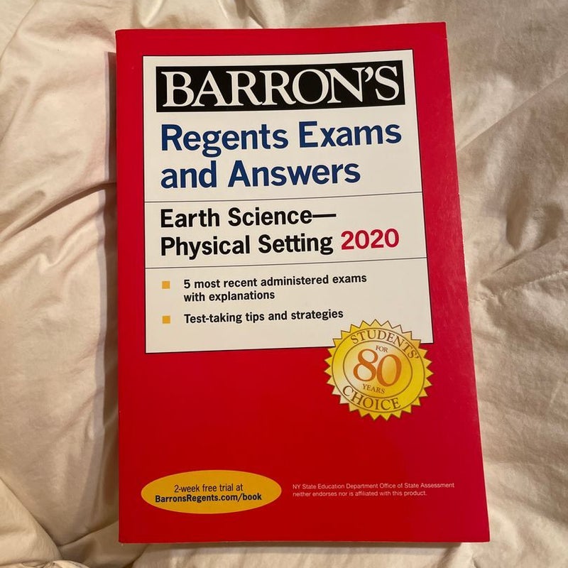 Regents Exams and Answers: Earth Science--Physical Setting 2020