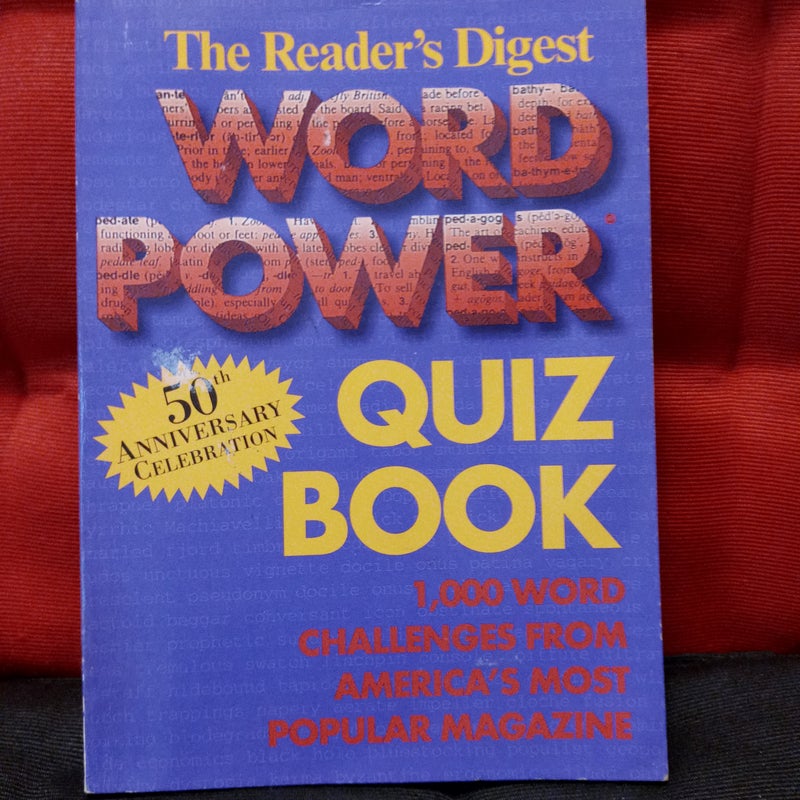 The Reader's Digest Word Power Quiz Book