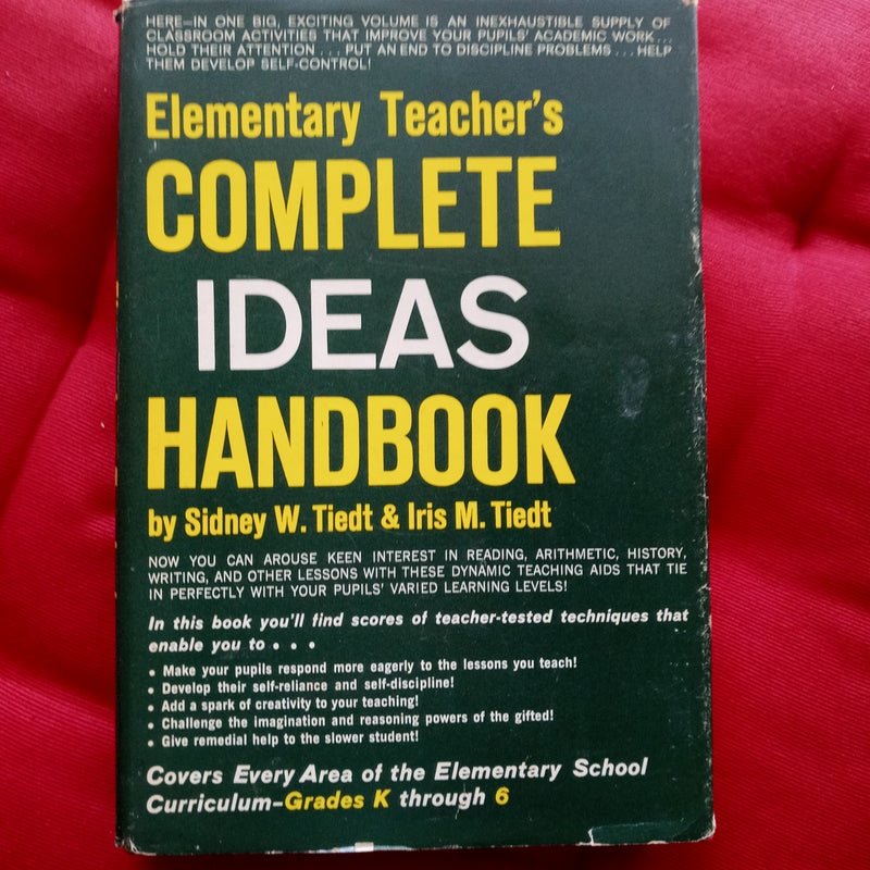 Elementary Teacher's Complete Ideas Handbook