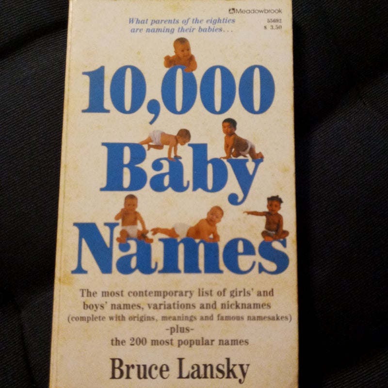 10,000 Baby Names