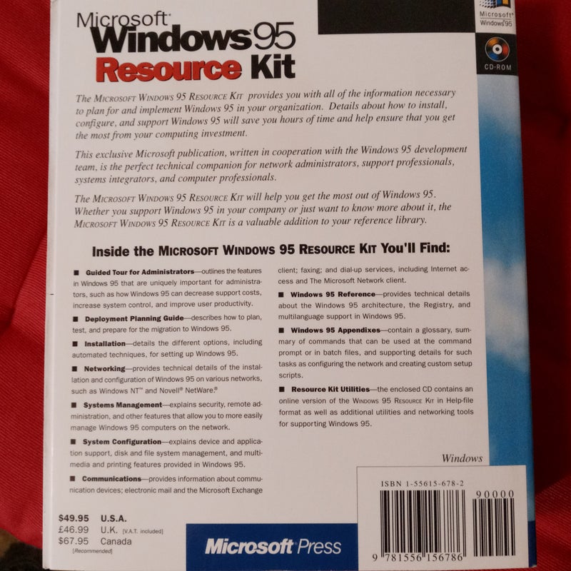 Microsoft Windows 95 Resource Kit