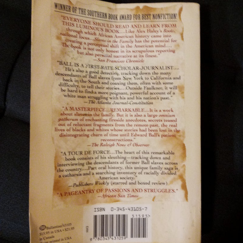 Slaves in the Family by Edward Ball, Paperback Pangobooks