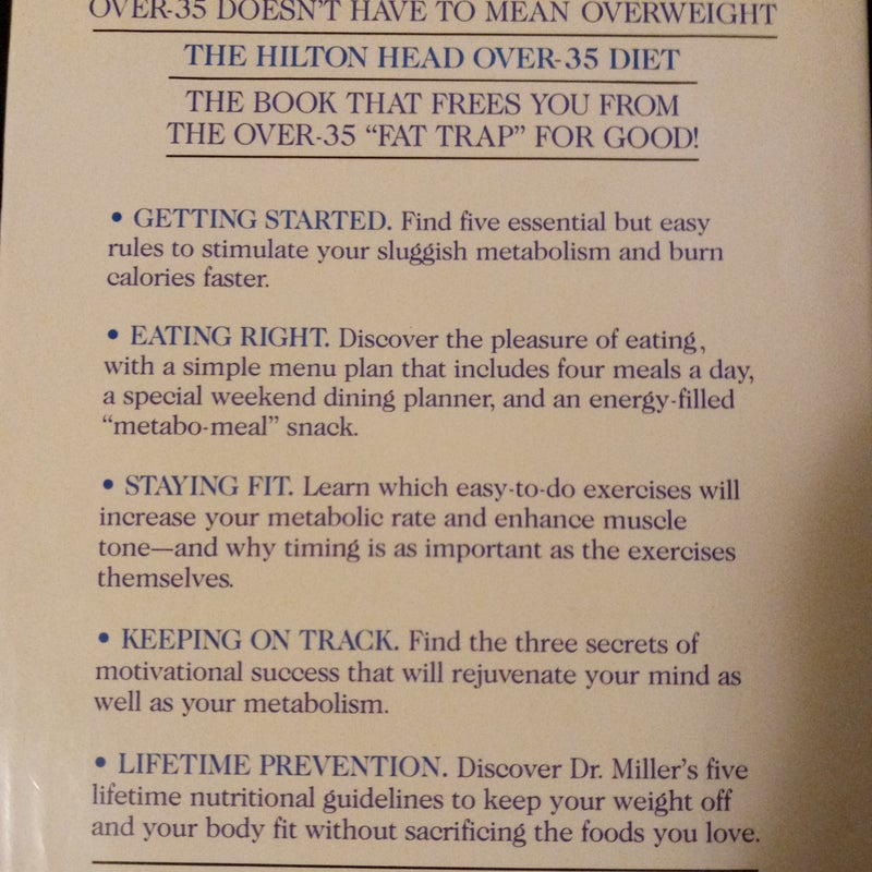 The Hilton Head over-35 Diet