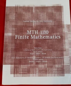 MTH 110 Finite Mathematics
