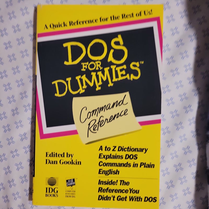 DOS for Dummies Command Reference