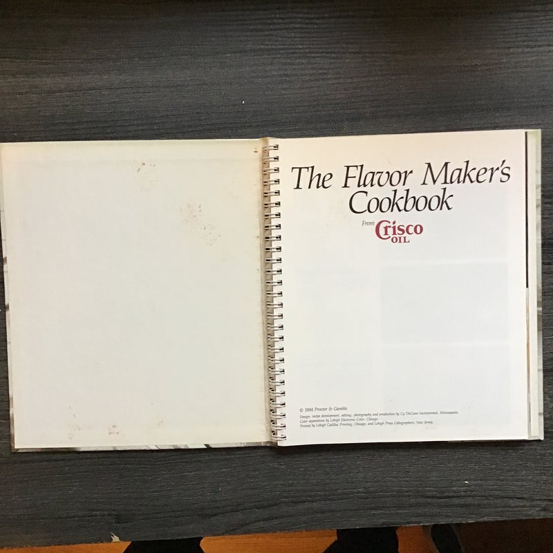The Flavor Maker’s Cookbook 