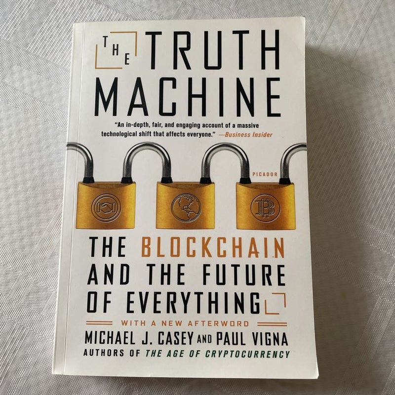 The Truth Machine by Paul Vigna, Paperback Pangobooks