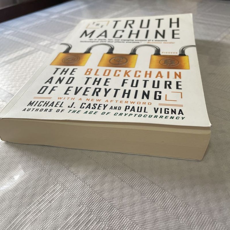 The Truth Machine by Paul Vigna, Paperback Pangobooks