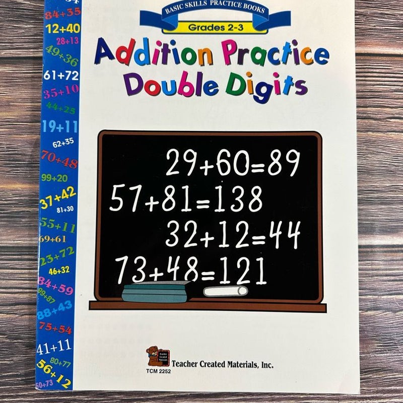 Addition Practice Double Digits