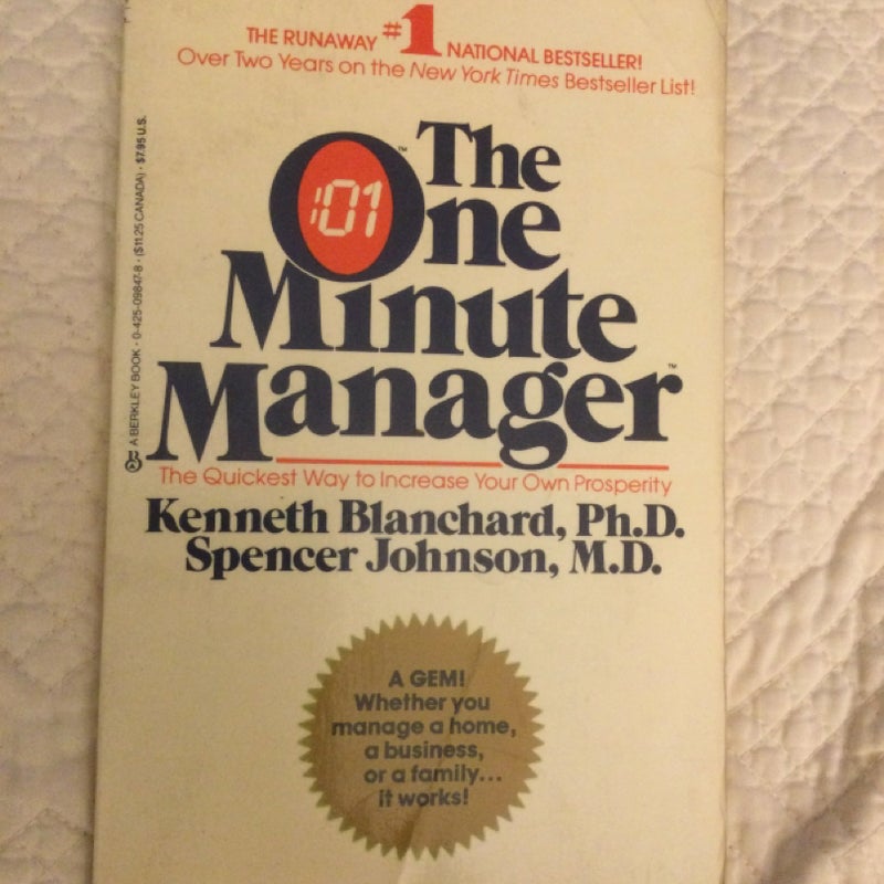 The one minute manager