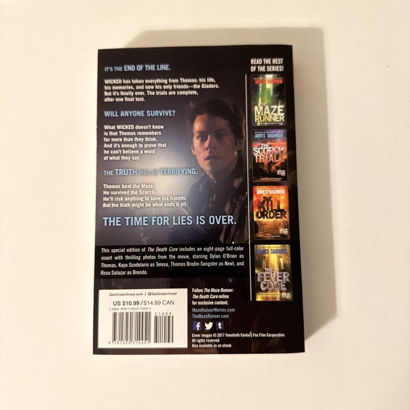 The Death Cure Movie Tie-In Edition (Maze Runner, Book Three)