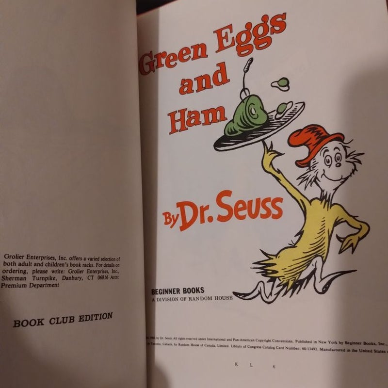 Green Eggs and Ham Dr. Seuss Trio 