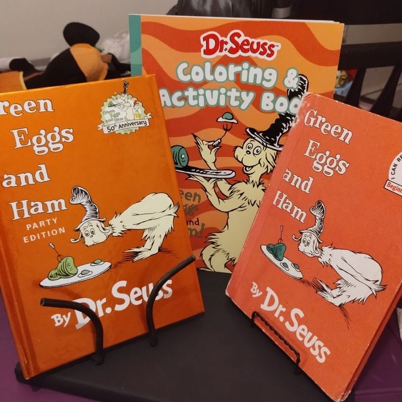 Green Eggs and Ham Dr. Seuss Trio 