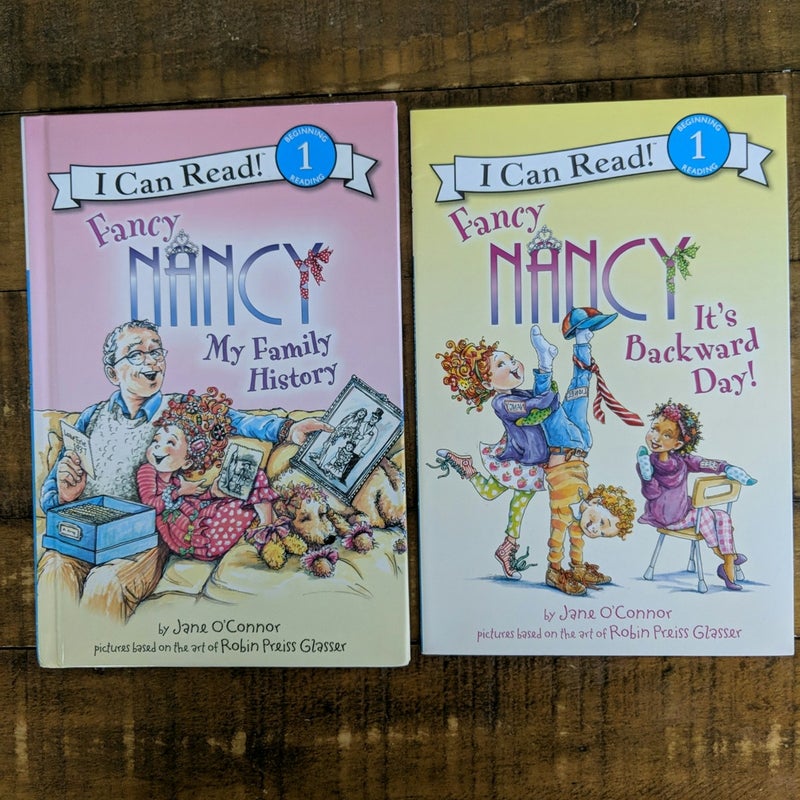 Fancy Nancy: My Family History, (also inc. It's Backward Day, pb)