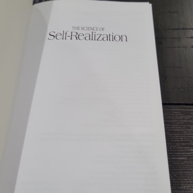 The Science of Self-Realization