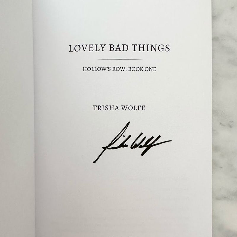 *Signed* Cover to Cover: Lovely Bad Things