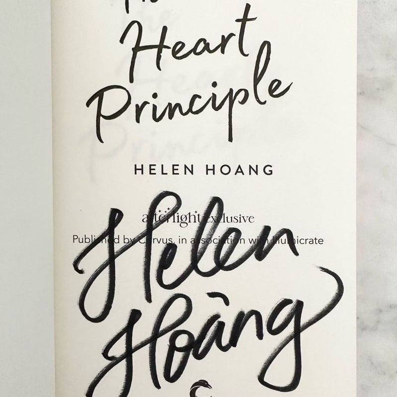 *Signed* Illumicrate Afterlight: The Heart Principle Trilogy
