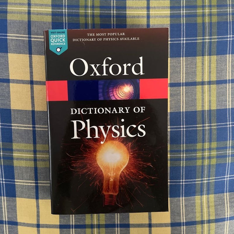 A Dictionary of Physics