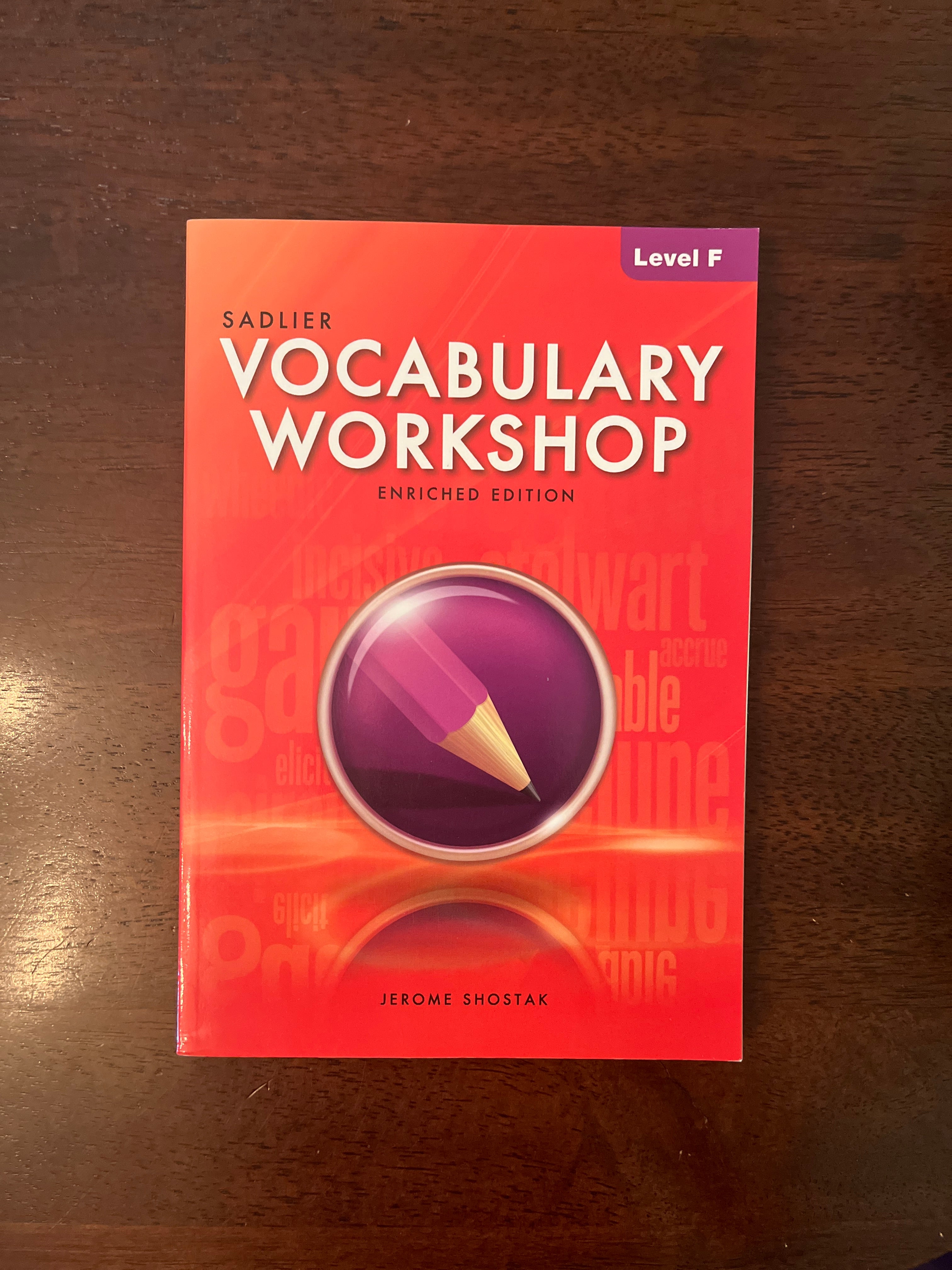 Vocabulary Workshop