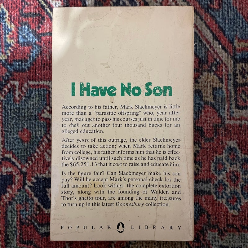 I Have No Son - A Doonesbury Book 