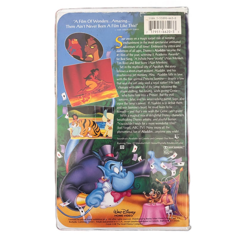 Aladdin  (Black Diamond Edition VHS)