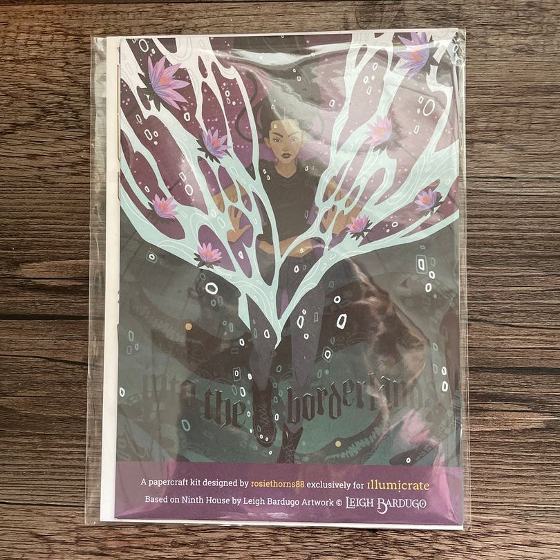 Illumicrate Rosiethorns88 Ninth House Papercraft Kit by Leigh Bardugo