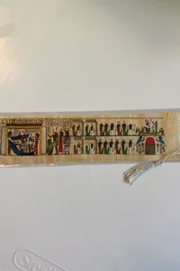 Ancient Egypt bookmark with tassel