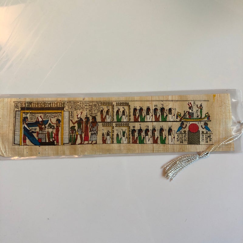 Ancient Egypt bookmark with tassel