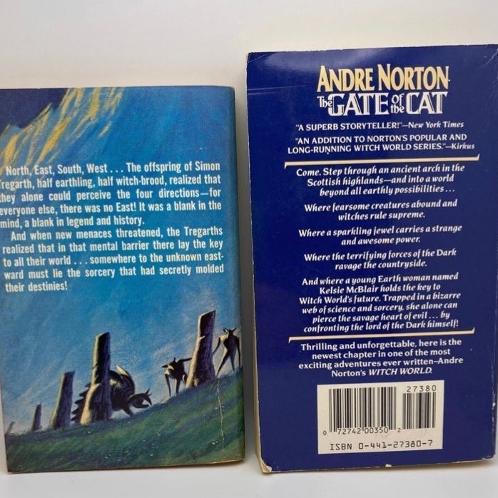 Three Against the Witch World - The Gate of the Cat - A Mind for Trade - Star Man’s Son - Garan the Eternal