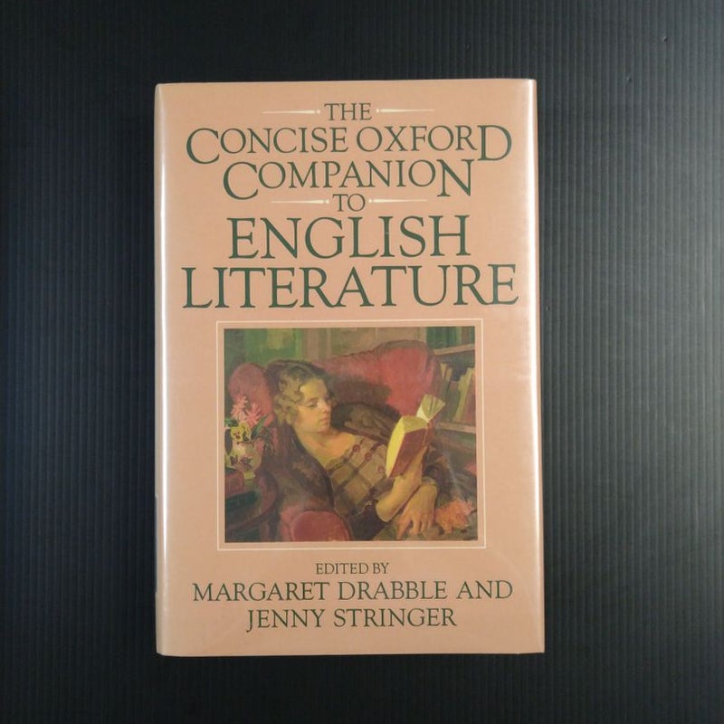 The Concise Oxford Companion to English Literature