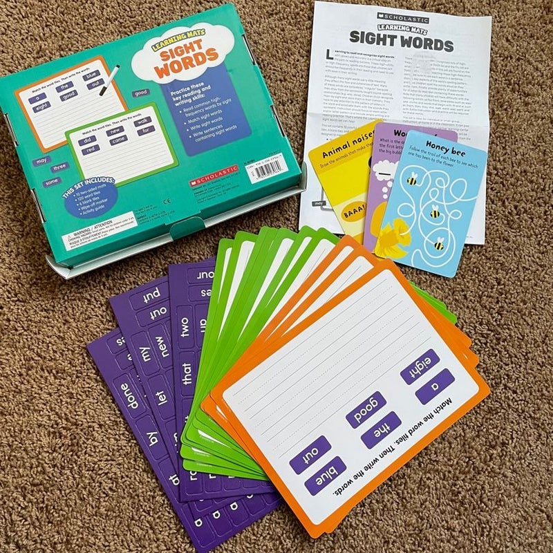 Learning Mats: Sight Words