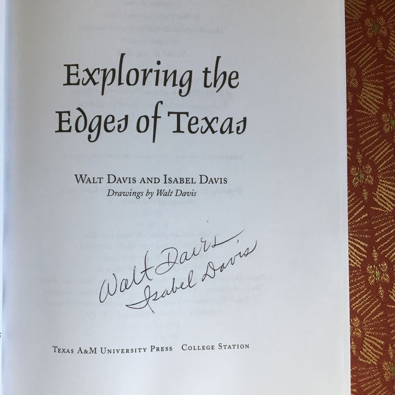 Exploring the Edges of Texas-autographed