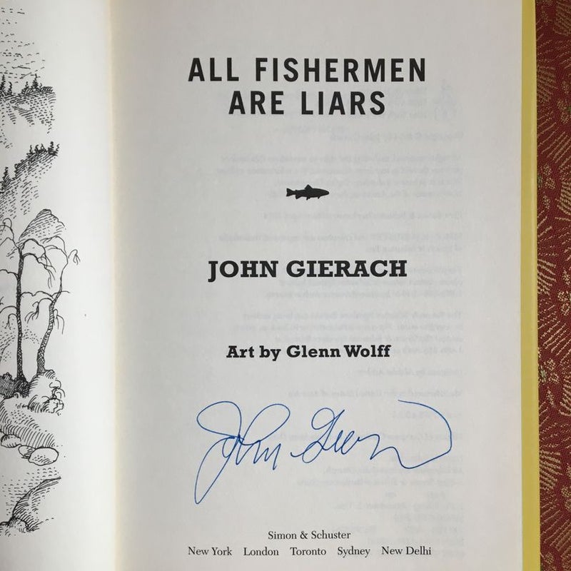 All Fishermen Are Liars-autographed