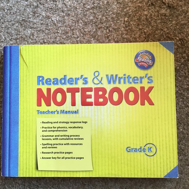 Readers & Writers Notebook by Scott Foresmam, Paperback Pangobooks