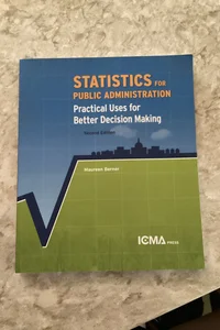 Statistics for Public Administration