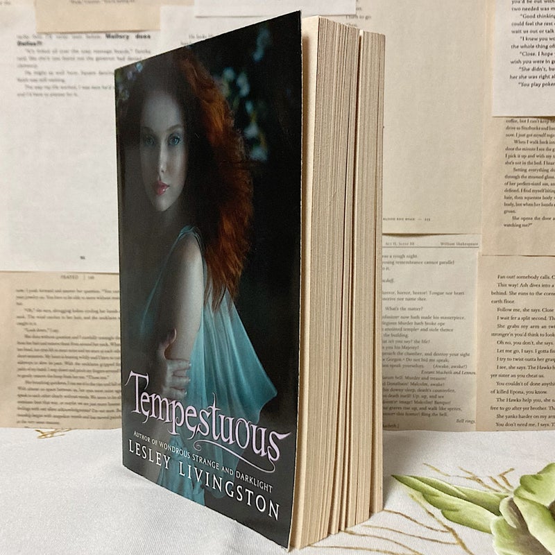 Tempestuous (Wondrous Strange #3)