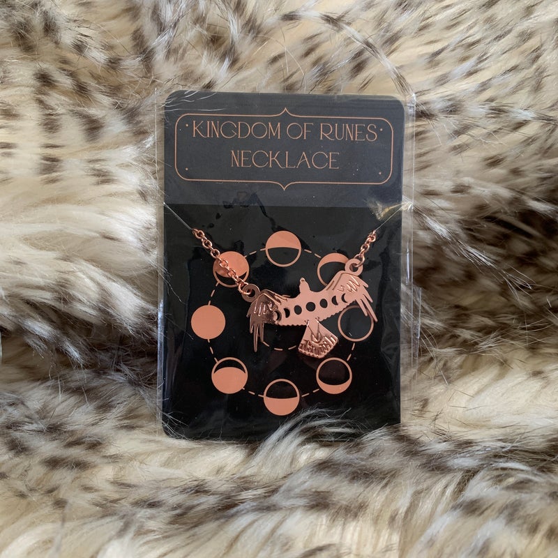 Bookish box Kingdom of Runes necklace
