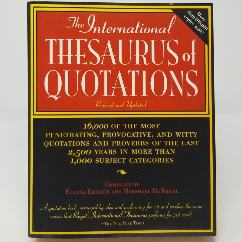 The International Thesaurus of Quotations