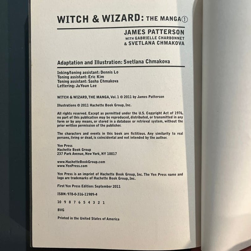 Witch & Wizard: The Manga