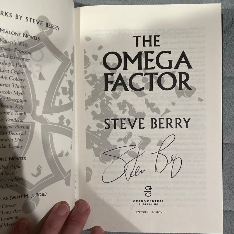 The Omega Factor - signed