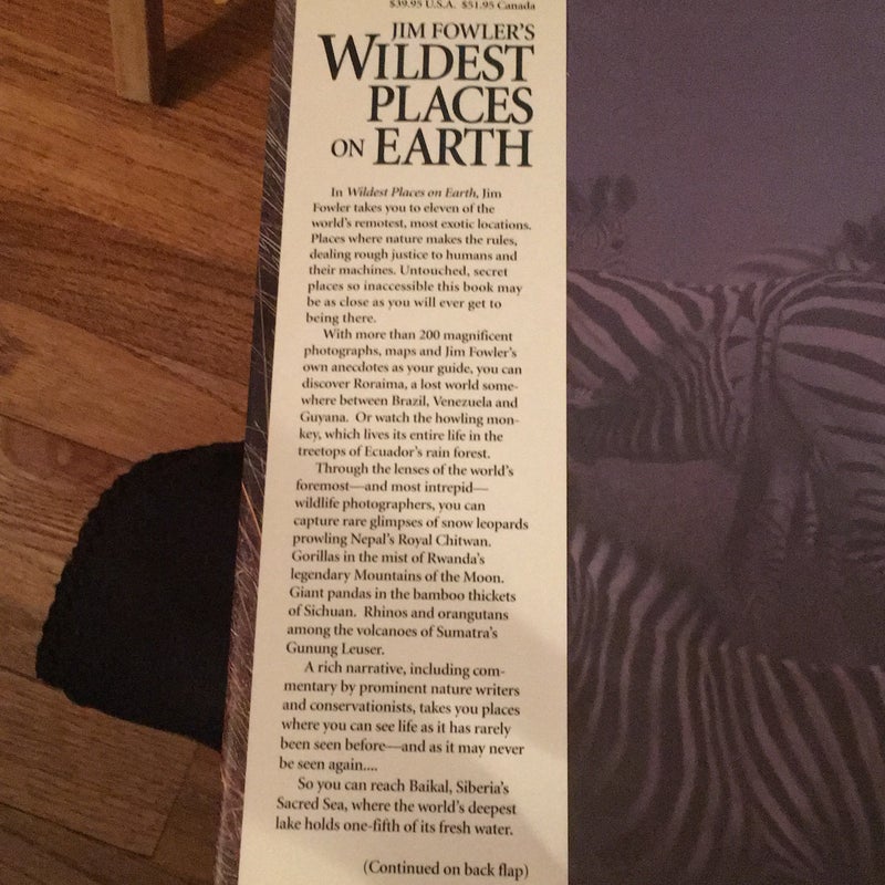 Jim Fowler’s Wildest Places on Earth *signed*